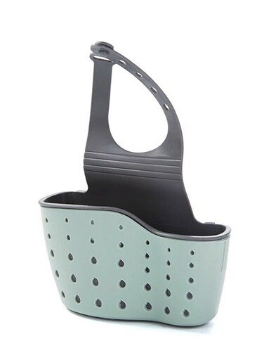 Soap Sponge Drain Rack Holder for the Kitchen Sink Suction Cup Kitchen Organisers with Double Decker Hanging Baskets and Wash Basin Accessories
