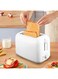 2 Slice Stainless Steel Toaster Retro, With 6 Shade Settings, 2 Slice Toaster with Extra Wide Slot, Removable Crumb Tray, Removable Smart Toaster