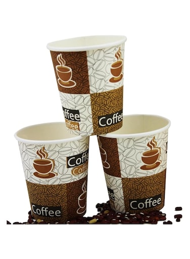 ECVV Paper Coffee Cups with Lids   Disposable Drinking Cups for Cold, Hot Chocolate, Water, Juice, Tea, Coffee for Home, Office, Store, Events &amp; Cafe   Recyclable &amp; Eco Friendly   8oz   60 Pieces