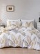Home Queen size 6 pieces, duvet cover set, tropical leaves design.