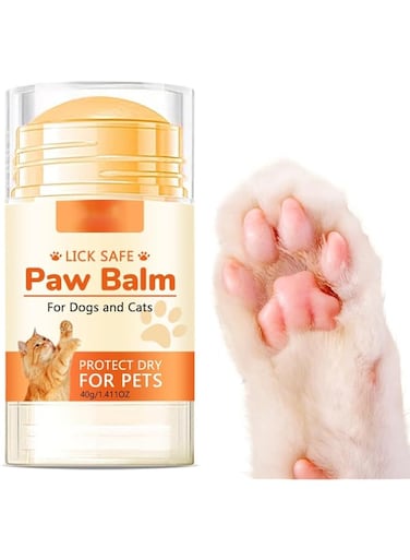 Dog Paw Balm for Cracked Paws, Natural Paw Stick, Pet Paw Cream, Butter, Wax, Moisturizer &amp; Protection for Dog Feet, Foot Pads, Relieve Dog's Pain, Heals, Repairs, Dry, Damaged Paws, Effective, Safe