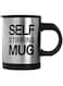 Stainless Steel Self Stirring Mug, Black