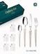 24-Piece Stainless Steel Cutlery Set Kitchen Utensil Set Western Tableware Suitable For Home Kitchen Restaurant Hotel Party Dining Picnic Dining Exquisite Packaging Gift