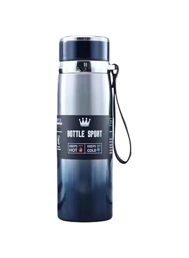 32oz Stainless Steel Insulated Water Bottle Easy Grip Hot Cold Lightweight and Leakproof - Durable Double Wall Vacuum Hydro Thermos Flask Water Bottle for Kids, Adults, Hiking, Cycling, Sports(Blue)