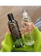 Marked Large Capacity Water Bottle with Straw Leak Proof &amp; Resistant PPSU Measurement Cup for Men Women BPA-Free Plastic Hand Wash Round Lightweight Design for Iced Coffee &amp; Beverages