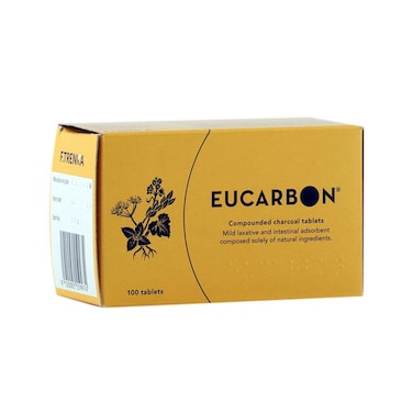 Eucarbon Compounded Charcoal Tablets 100's