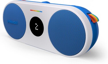 Polaroid P2 Music Player (Blue), Powerful Portable Wireless Bluetooth Speaker Rechargeable With Dual Stereo Pairing