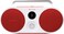 Polaroid 9091 P3 Music Player (Red), Retro-Futuristic Boombox Wireless Bluetooth Speaker Rechargeable With Dual Stereo Pairing