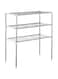 Dubai Gallery 3-Tier Multifunctional Storage Rack Silver/White 25.6X11.8X22.4Inch