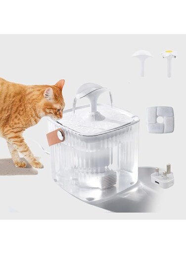 NeoStyle 5 pcs Cat Water Fountain,Automatic Smart Silent Pet Water Dispenser for Cat and Dog Inside,Pet Fountain Replacement Filter Suitable for Cats and Dogs and other pets