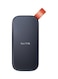 1TB Portable SSD, 520MB/s R, USB 3.2 Gen 2, Rugged SSD with Upto 2 Meter Drop Protection, Type-C to Type-A Cable, PC &amp; Mac Compatible, 3 Y Warranty, External - SDSSDE30-1T00-G25 1 TB