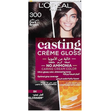 L'Oreal Paris Casting Creme Gloss Hair Colour 300 Dark Brown