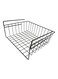 Under Shelf Storage Organizer Metal Basket Black 450grams