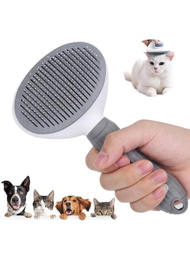 SIVFOTID Dog Brush Cat Pet Undercoat De-shedding Hair Remover Grooming Slicker Brush Rake Comb for Long and Short Hair