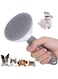 SIVFOTID Dog Brush Cat Pet Undercoat De-shedding Hair Remover Grooming Slicker Brush Rake Comb for Long and Short Hair