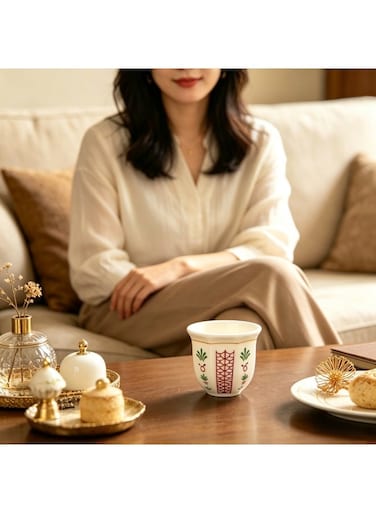 Coffee Mug Tea Cup, 180mL Espresso Cup for Turkish Tea, Cappuccino, Latte - Suitable for Home &amp; Restaurant Use
