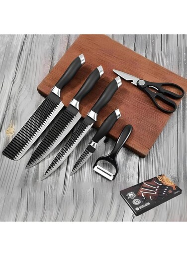 Zeppter Professional Daily Use Sharp Knives 6 Pcs Set KN-BM6