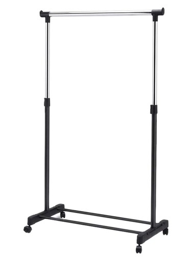 Living Single Garment Rack Grey/Black Medium