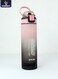 900ml Sports Drinking Water Bottle with Secure Latch One Touch Lockable Lid and Carry Handle on Lid - BPA-Free, Leak-Proof Lid, Eco- Friendly, Plastic, Reusable Water Tumbler for Adults and Kids in School, Office, Daily Hydration, Gym, Fitness, Outdoor, Sports and Travel, 30oz Bottle