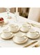 Sets Of Luxury Porcelain Turkish Coffee Cup Set Elegant Gold-Plated Design Modern Espresso Cup Set for Home Gift Premium Ceramic Tea Cups for Arabic White and Gold Design