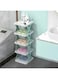 Zalcoon Multifunctional Free Standing Shoes Rack, 5 Tiers Stackable, Easy Clean Shoe Tower Shelf, 5 Tiers