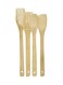 Of 4 Spatulas Brown Standard