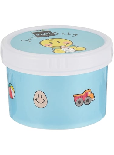 Zak Designs ZK 67251370 Blauw Smiley Algemeen Kinderen Boy Snackbox