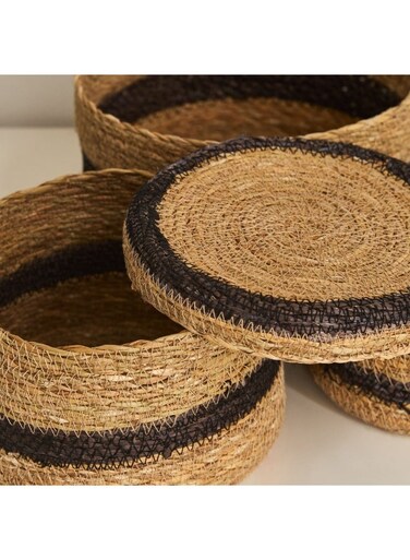 Box Naturaloom 3-Piece Round Organizer Box Set 25 X 14 X 14 Cm
