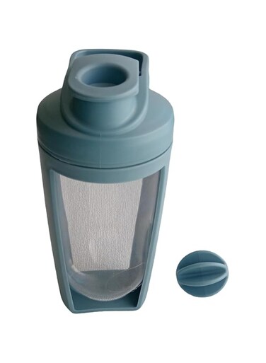 Protein Shake Bottle, Portable Sports Mixer for Fitness Drinks, 500ml