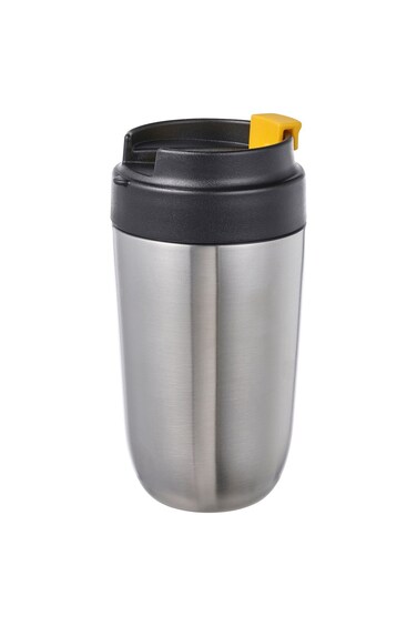 travel mug, stainless steel/black, 35 cl