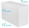 CRAFT MAGIC 1 Large Craft Foam Block - 11X17X7 Eps Polystyrene Blocks For Crafting, Modeling, Art Projects And Floral Arrangements Sculpting Diy School &amp; Home