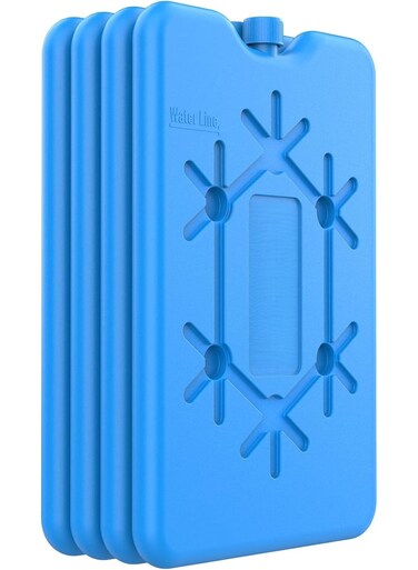 Ice Packs for Lunch Box - Reusable Ultra-Thin Freezer Packs - Long-Lasting Cool Packs for Coolers, Keep Food Fresh and Cold in Lunch Boxes and breastmilk Bags