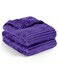 G H Striped Flannel Fleece Blanket Plush Throw Blanket Super Soft Single Size (160x220cm) for Bed and Sofas, Luxurious Warm and Comfortable