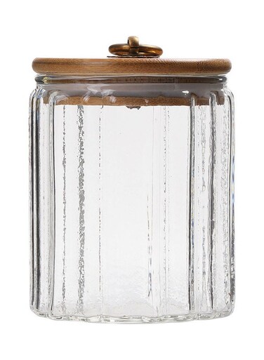 Borosilicate Glass Food Container With Lid Clear 500ml