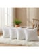 Cotton Soft White Mellow Cushions &acirc;&euro;&ldquo; Set of 4 &acirc;&euro;&ldquo; 40&Atilde;&mdash;40 cm &acirc;&euro;&ldquo; Stylish &amp; Comfortable
