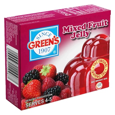 Greens Mixed Fruit Jelly 80g