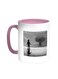 The Consequences Of Wars Printed Coffee Mug Pink/White