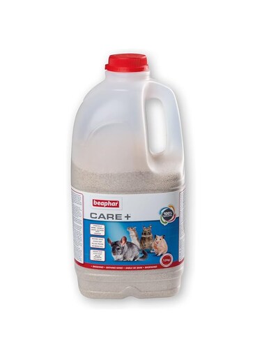 Beaphar Xtravital Chinchilla Bath Sand, Sand For Grooming, Washing Sand For Chinchillas, Absorbs Moisture &amp; Excess Fat, 1.3 Kg Bath Sand