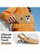 Mobcos iPhone 17 Pro Brown Elite Logo Premium Silicone Magnetic Wireless Charging Case for iPhone   Silky Soft Touch   Military-Grade Shockproof Protection   Strong Magnetic Compatibility   Luxury Slim Cover