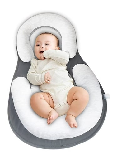 Newborn Baby Nest Support Baby Lounger Pillow Softness Baby Bed Positioners Comfortable Easy Cleaning Baby Sleeper Lounger for 0 6 Months Infant Portable Bassinet Small