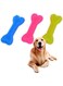 Dog Chew Toys for Puppy Teething, 3Pack, Bone Shaped Teeth Cleaning Rubber, Dental Care, 2-8 Months Puppies Teething Toys Soft &amp; Durable, Puppy Toys for Oral Health (3 Pcs)