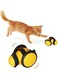 FOCLTD Interactive Cat Toys Bee for Indoor Cats,USB Rechargeable Cute Bee Toy with Feather,Intelligent Obstacle Avoidance 360&deg; Cat Toy for Kitten Exercise,Automatic Bee Cat toy with LED Light