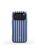 MOBCOS iPhone 17 Pro Max Blue Striped Premium Case Compatible with Hybrid Dual-Layer Hard Shell + Silicone Protection - Scratch-Resistant Shockproof Mobile Cover
