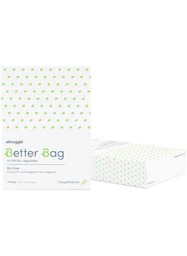 Shnuggle Better Bag Nappy Bin Liners,Green - 45 Pcs/Pack