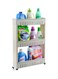 Tier Storage Rack Storage Tower White