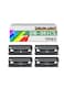 4-pcs DR261-CL Imaging Drum Unit Set for MFC-9140CDN MFC-9330CDW HL-3150CDN and HL-3170CDW Printers