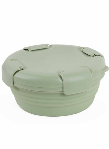 Buddha Bowl Green Silicone, Collapsible Lunchbox, 1100ml