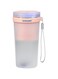 SONASHI SB-194 Rechargeable Portable Blender Peach-White] 40W Motor, 4 Stainless Steel Blades, LED Light Indicator, Carry Strap   Mini Portable Blender