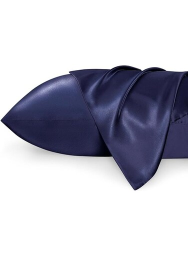 Luxurious Mulberry Silk Pillowcases,20 Momme Satin Weave, Hypoallergenic Solid Color Envelope Closure, Machine Washable, Designed for Hair and Skin,20-25gsm