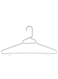 White Hanger Set - 12PCS Non-Slip Straight Clothes Hangers